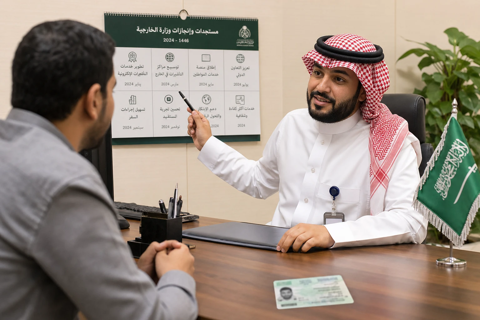We move the founder. We stay through the Iqama.