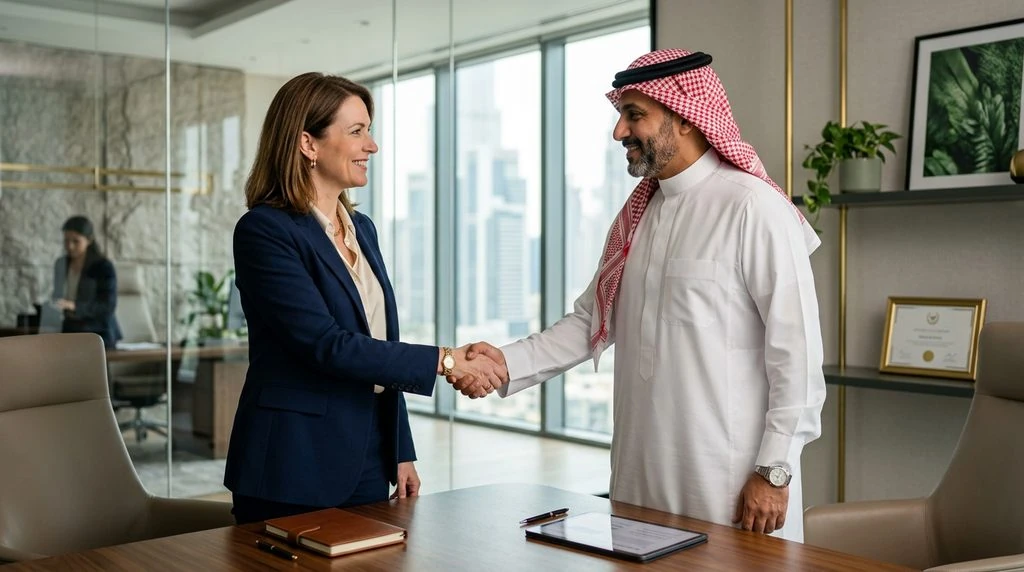 Alpha Oak Partners UK and Riyadh teams